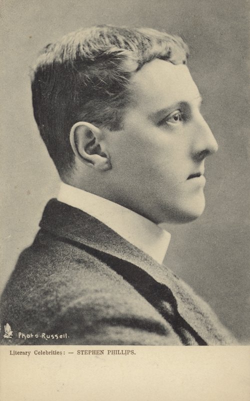 Stephen Phillips (1864-1915), engelsk poet och dramatiker av English Photographer