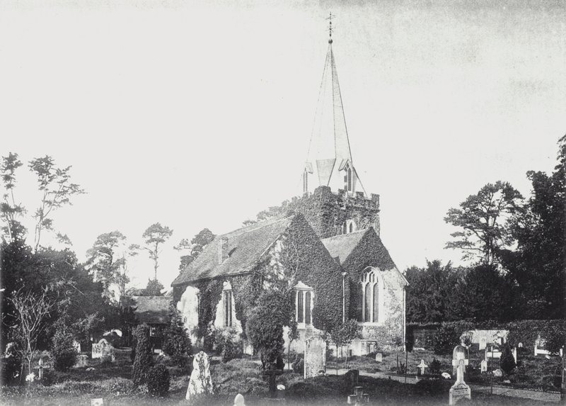 Stoke Poges Church (s/v foto) av English Photographer