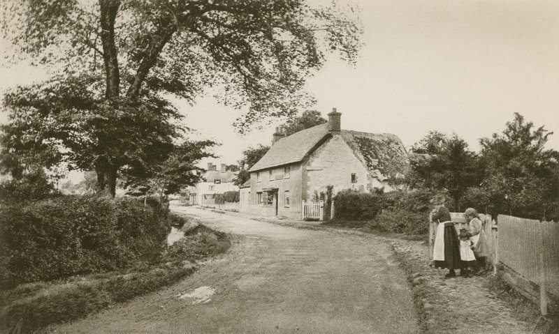 Street i Uffington av English Photographer