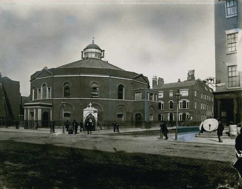 Surrey Chapel, Blackfriars Road, Southwark (Rowland Hills Chapel) av English Photographer