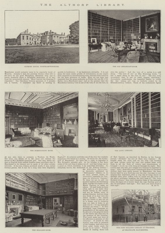 Althorps bibliotek av English Photographer