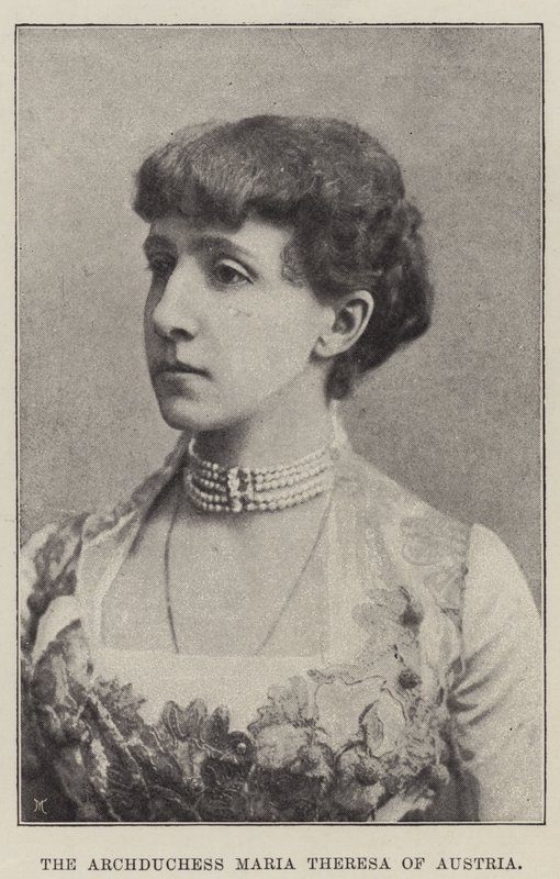 Ärkehertiginnan Maria Theresia av Österrike av English Photographer