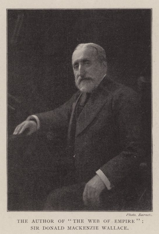 Författaren till The Web of Empire, Sir Donald Mackenzie Wallace av English Photographer