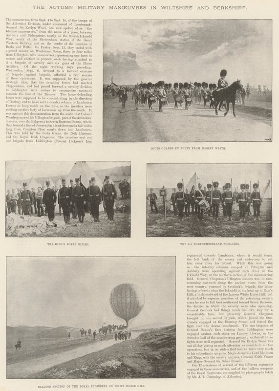 Höstens militära manövrar i Wiltshire och Berkshire av English Photographer