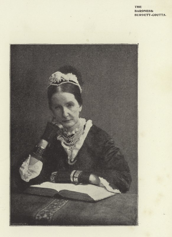 Friherrinnan Burdett-Coutts av English Photographer