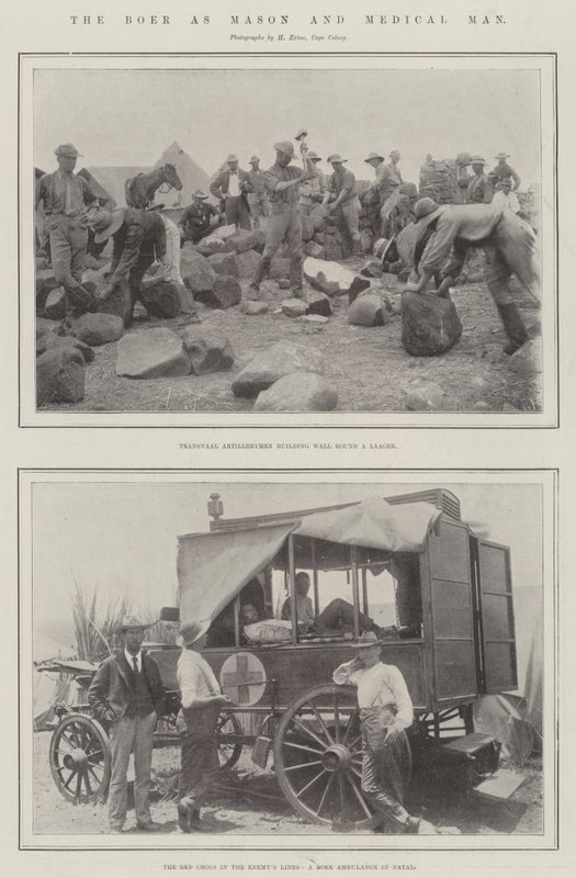 Boeren som Mason och Medical Man av English Photographer
