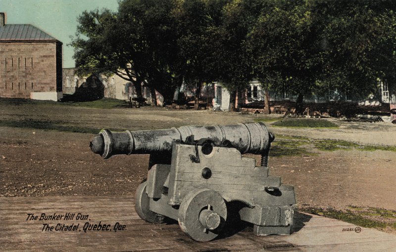 The Bunker Hill Gun, The Citadel, Quebec (foto) av English Photographer