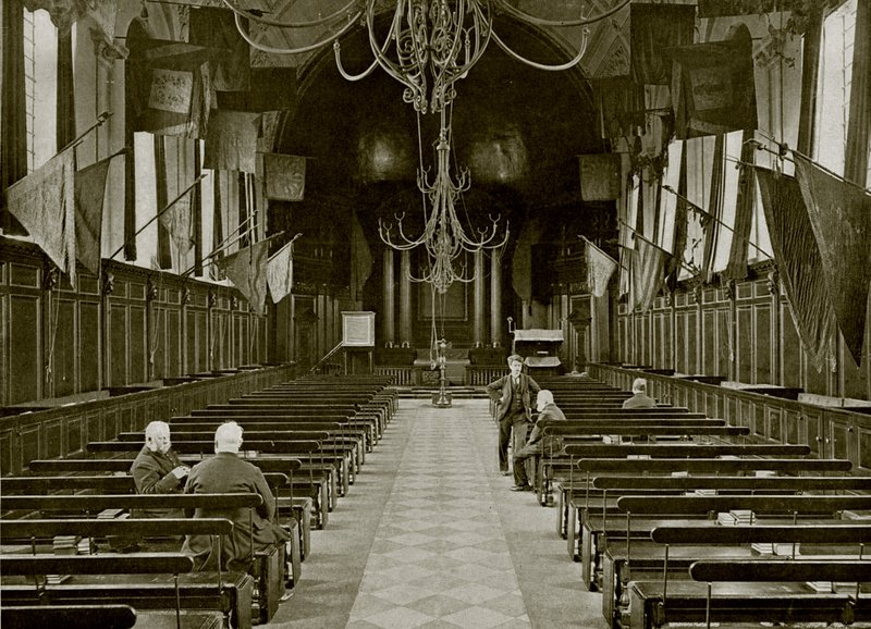 The Chapel, Chelsea Hospital (s/v foto) av English Photographer