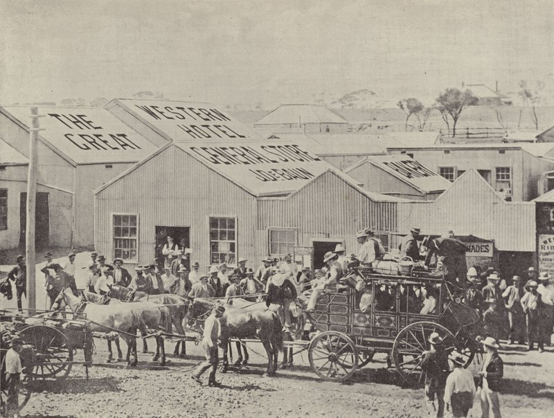 Coach Office, Bayley Street, Coolgardie, WA av English Photographer