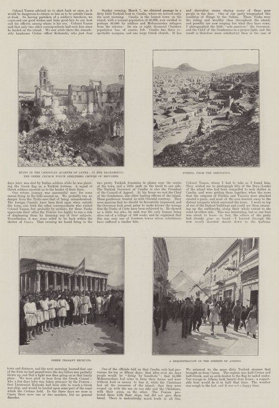 Kretensiska revolten 1897 av English Photographer