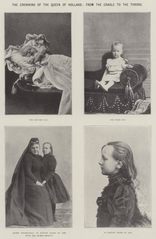 Krönandet av drottningen av Holland, från vaggan till tronen av English Photographer