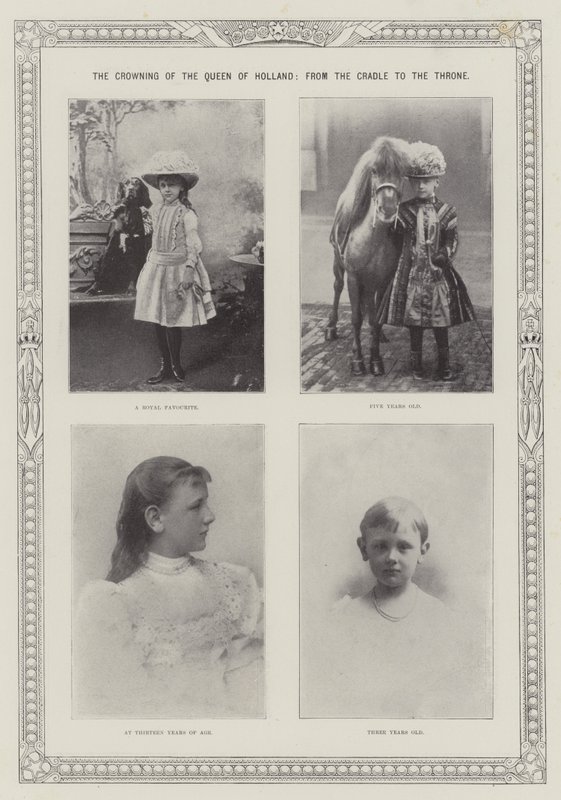 Krönandet av drottningen av Holland, från vaggan till tronen av English Photographer