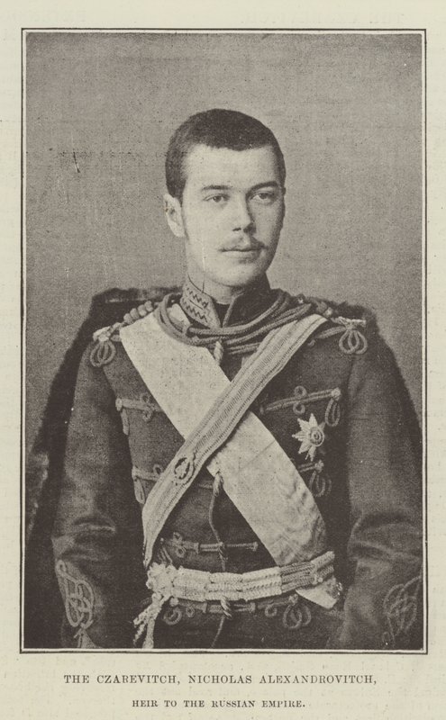 Czarevitchen, Nicholas Alexandrovitch, arvtagare till det ryska imperiet av English Photographer