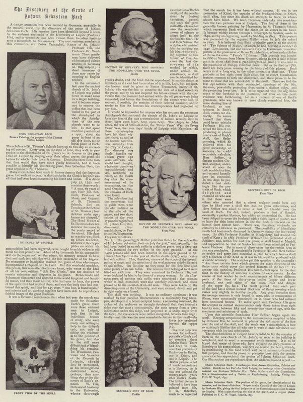 Upptäckten av Johann Sebastian Bachs grav av English Photographer
