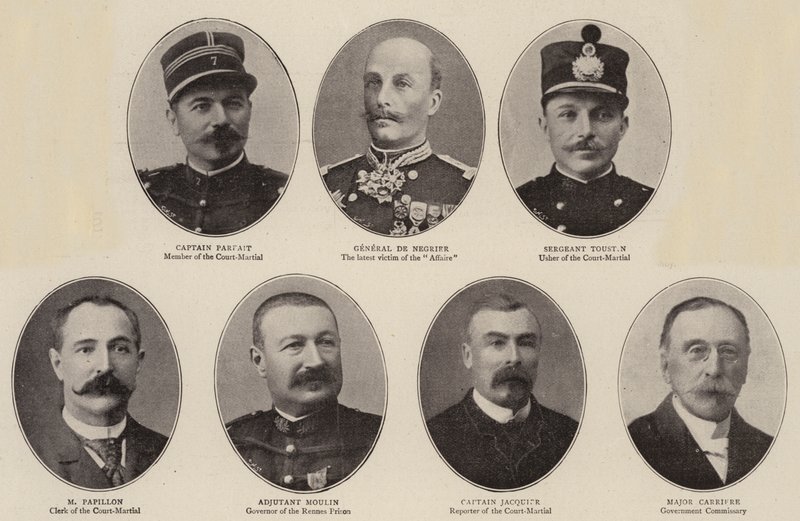 Dreyfus krigsrätt av English Photographer