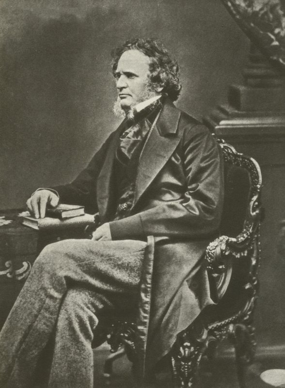 The Earl of Derby, premiärminister (s/v foto) av English Photographer
