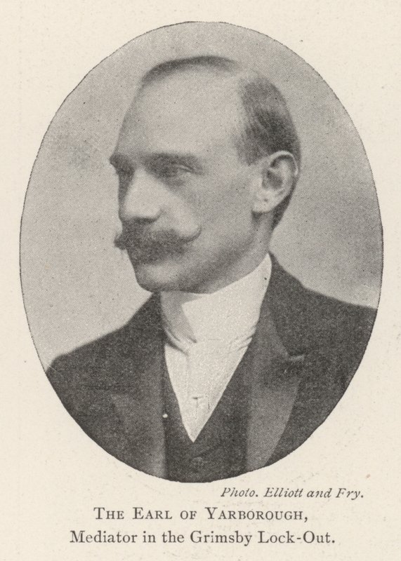 The Earl of Yarborough, medlare i Grimsby Lock-out av English Photographer