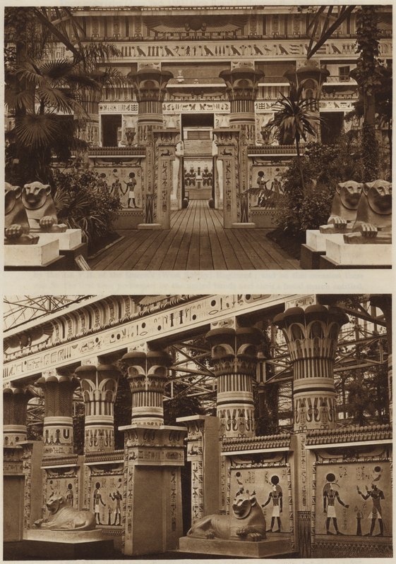 Den egyptiska domstolen av English Photographer