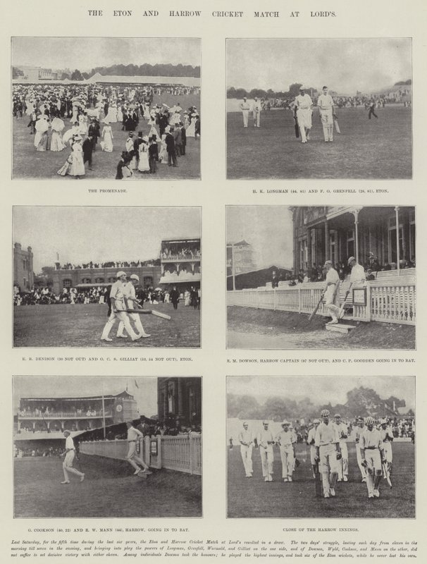 Eton och Harrow Cricket Match på Lords av English Photographer