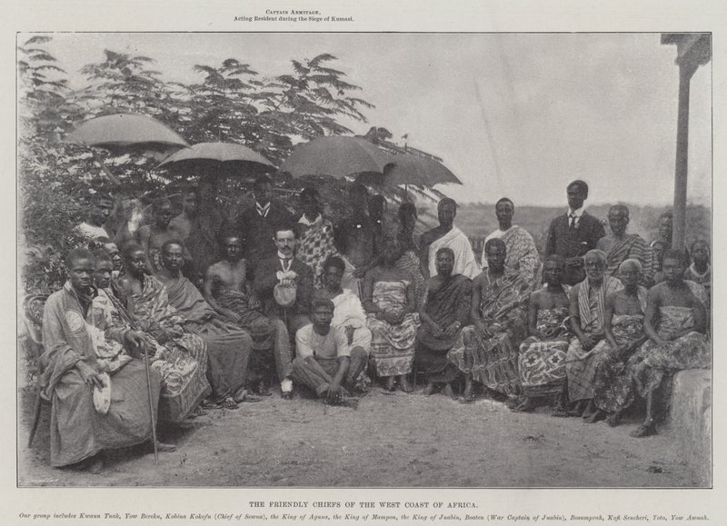 De vänliga hövdingarna på Afrikas västkust av English Photographer
