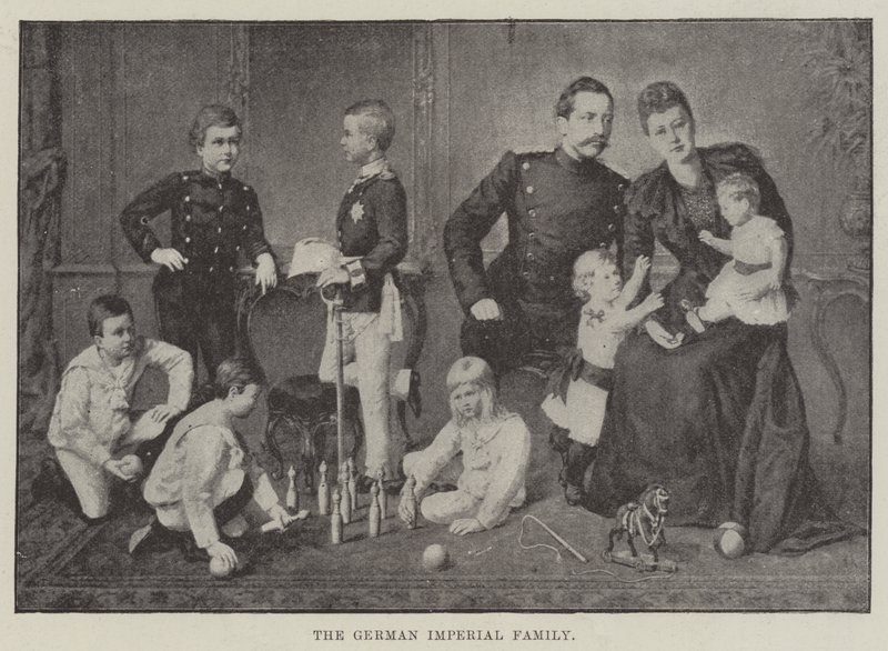 Den tyska kejserliga familjen av English Photographer