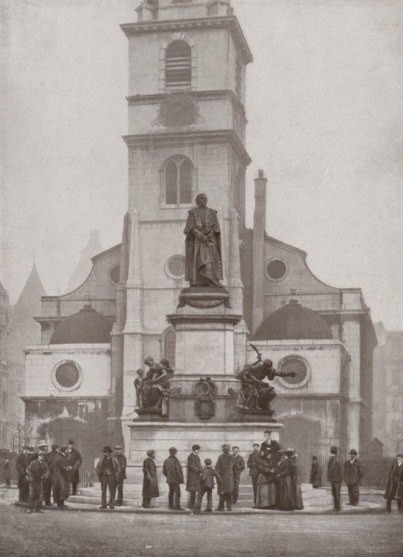 Gladstone Memorial i Stranden av English Photographer