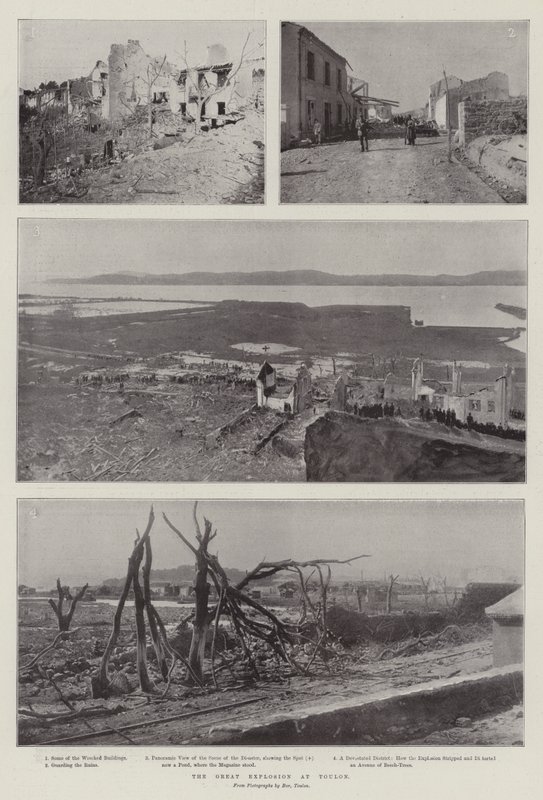 Den stora explosionen i Toulon av English Photographer