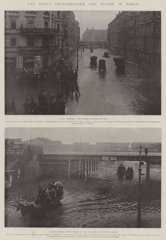 Det stora åskvädret och översvämningarna i Berlin av English Photographer
