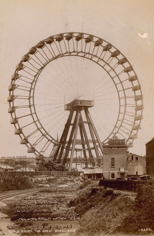 The Great Wheel på Earls Court, London av English Photographer