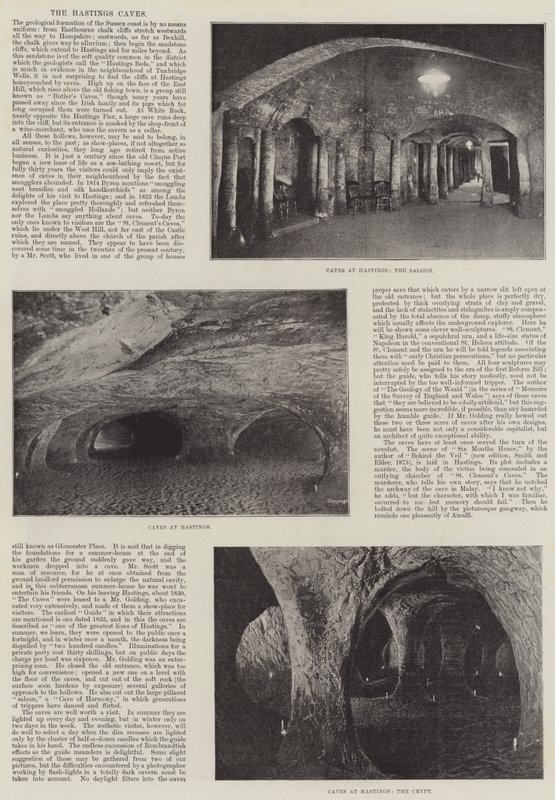Hastingsgrottorna av English Photographer