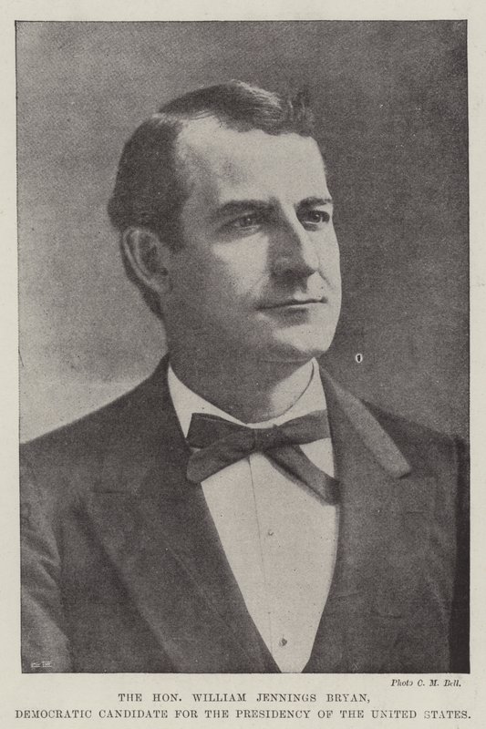 Den ärade William Jennings Bryan, demokratisk kandidat för presidentskapet i USA av English Photographer