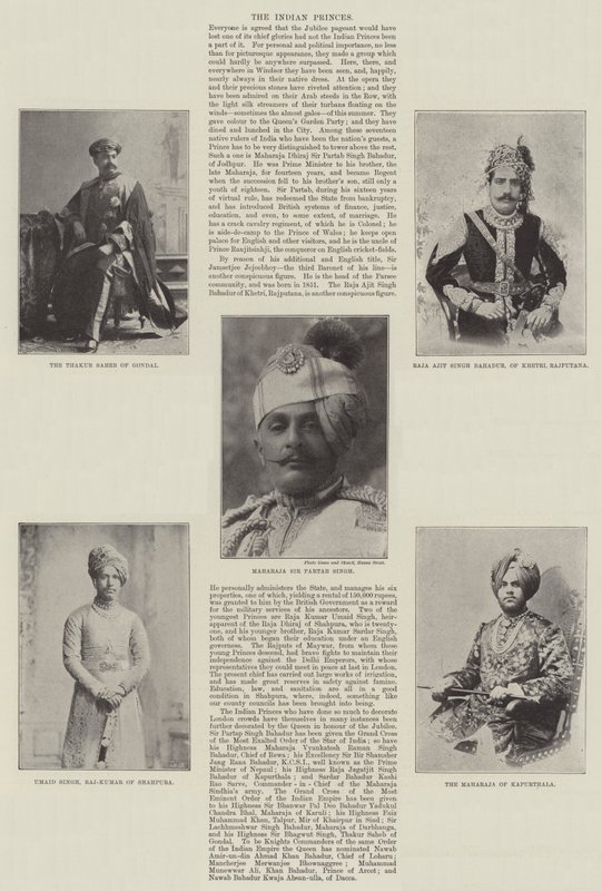 De indiska prinsarna av English Photographer