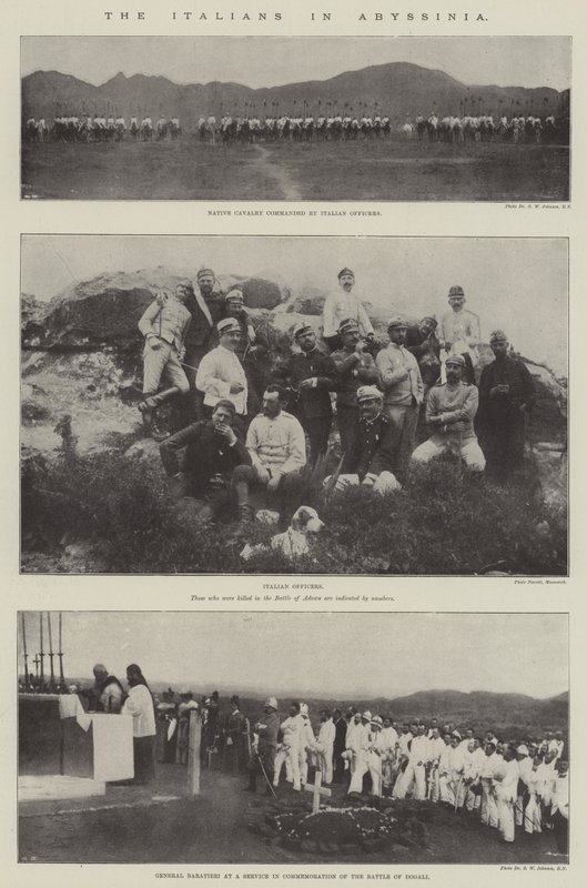 Italienarna i Abessinien av English Photographer
