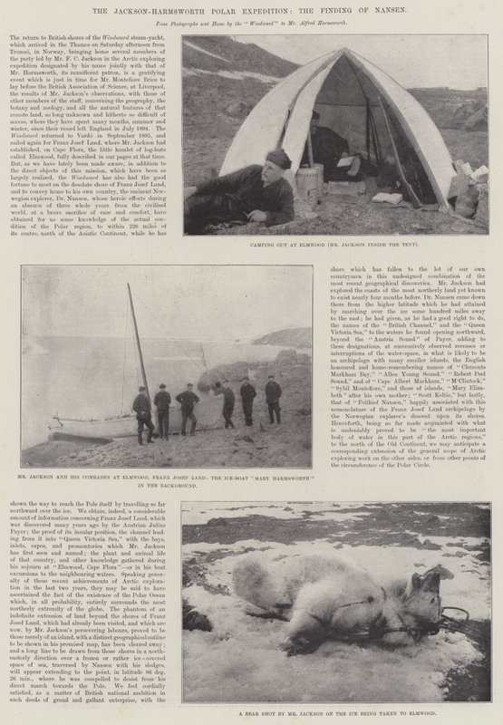 Jackson-Harmsworth polarexpeditionen, fyndet av Nansen av English Photographer