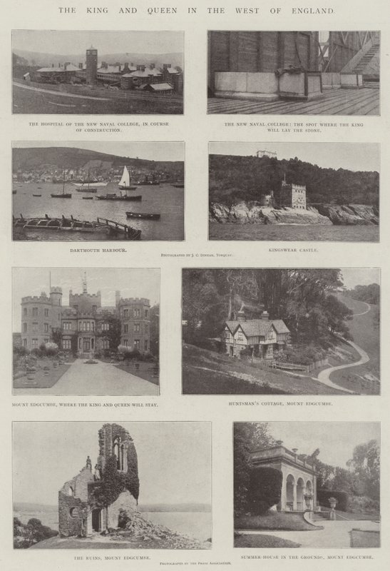 Kungen och drottningen i västra England av English Photographer