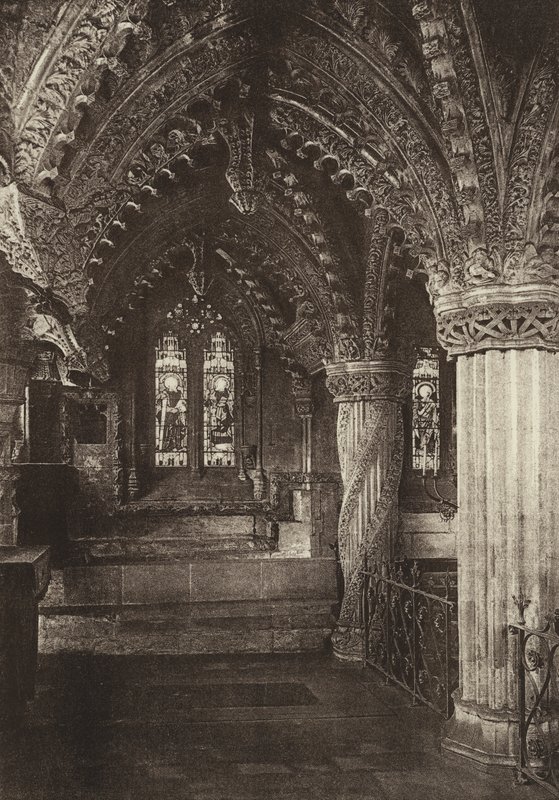 The Lady Chapel, Rosslyn Chapel, Midlothian (s/v foto) av English Photographer