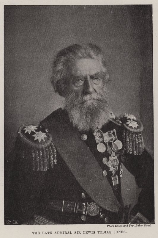 Den framlidne amiralen Sir Lewis Tobias Jones av English Photographer