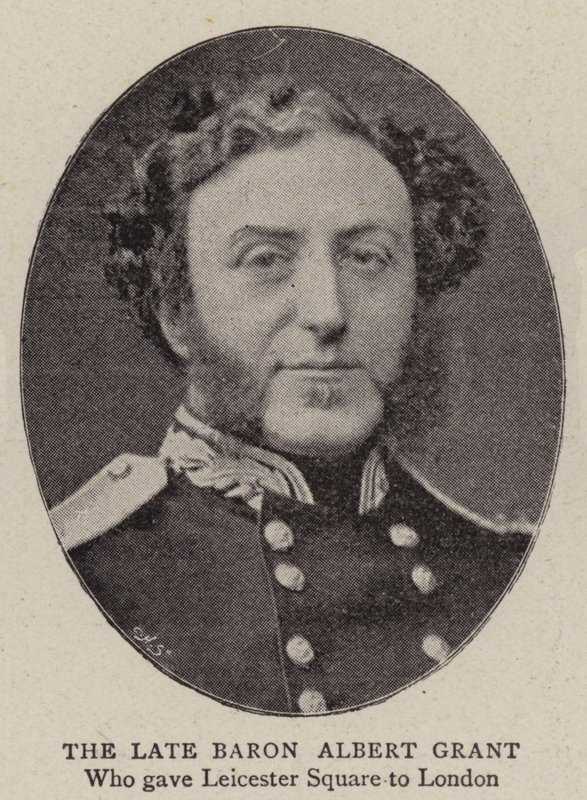 Den framlidne baronen Albert Grant av English Photographer