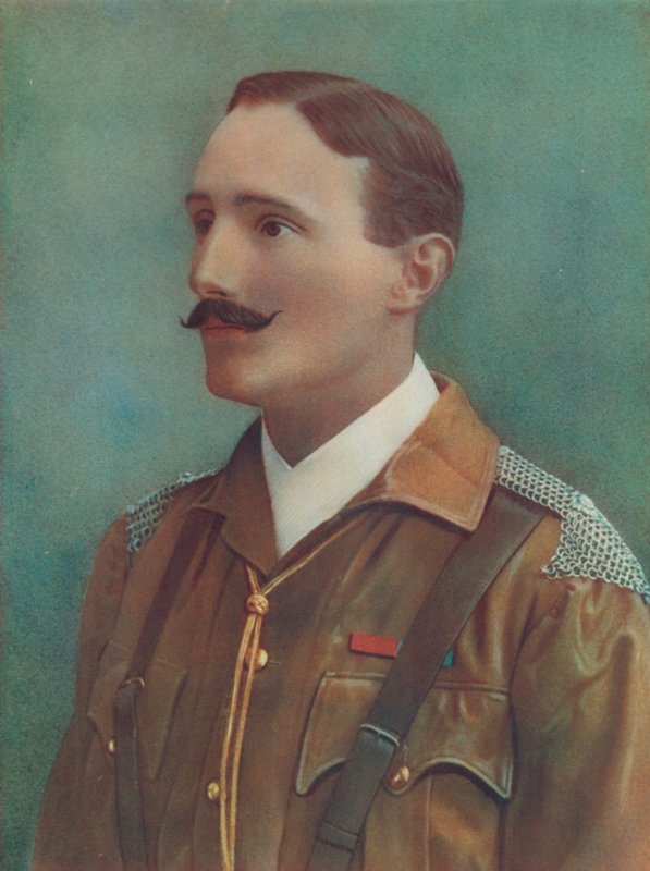 Den framlidne kaptenen Hon. R. H. De Montmorency. Befaller De Montmorencys scouter av English Photographer