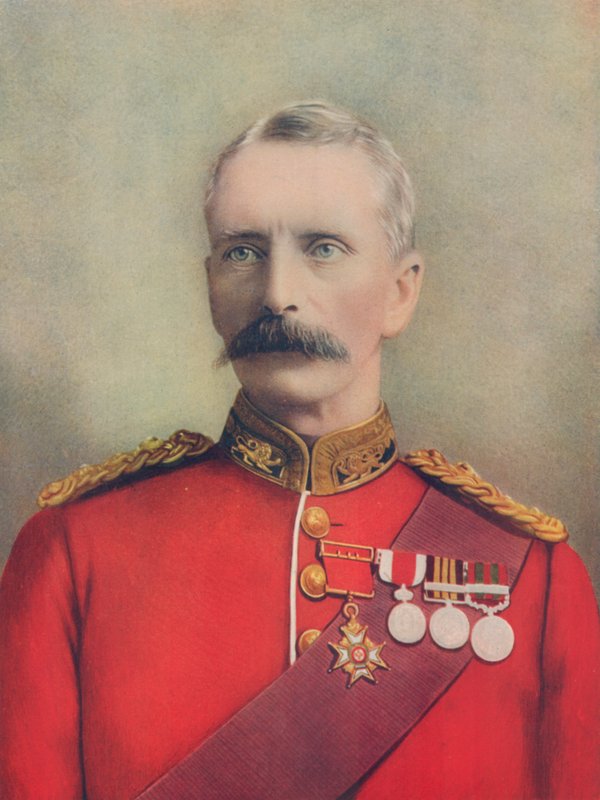 Den bortgångne generalmajoren Sir E. R. P. Woodgate. Död av sår erhållna på Spion Kop av English Photographer