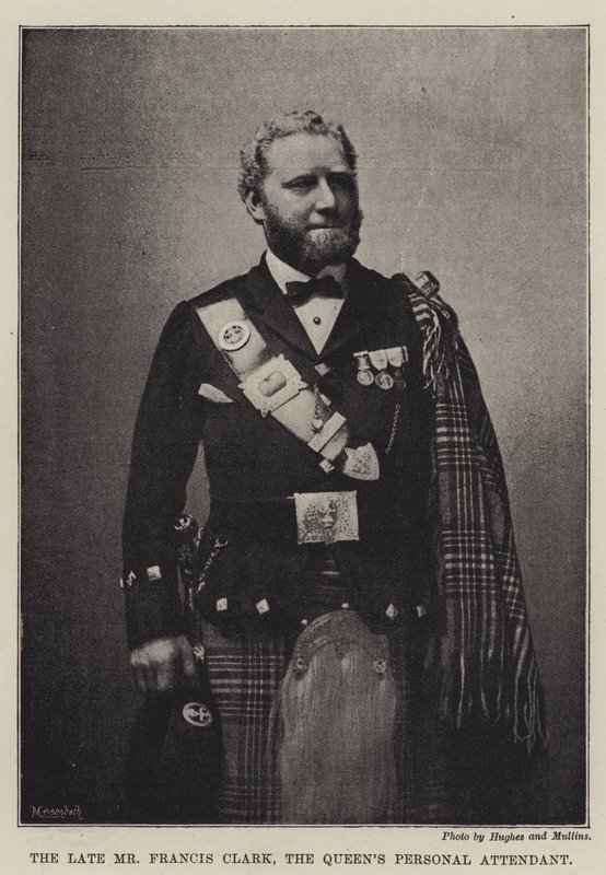 Den avlidne Mr Francis Clark, Queens Personal Attendant av English Photographer