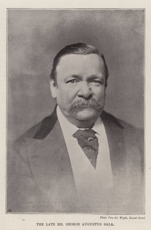 Den avlidne herr George Augustus Sala av English Photographer