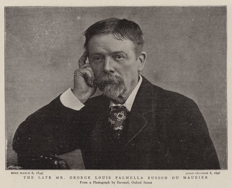 Den avlidne herr George Louis Palmella Busson Du Maurier av English Photographer