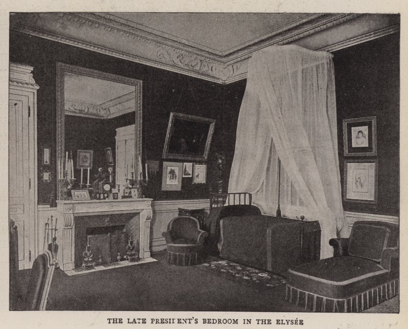 The Late Presidents Bedroom i Elysee av English Photographer