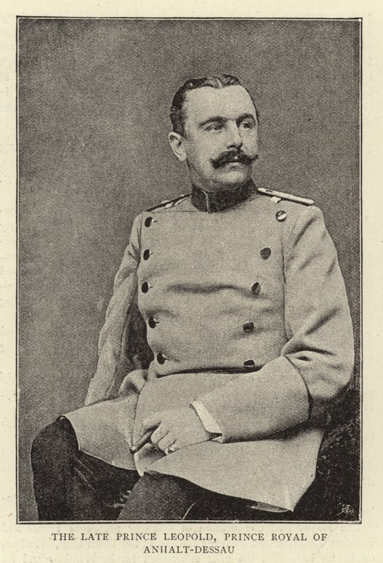 Den framlidne prins Leopold, kunglig prins av Anhalt-Dessau av English Photographer