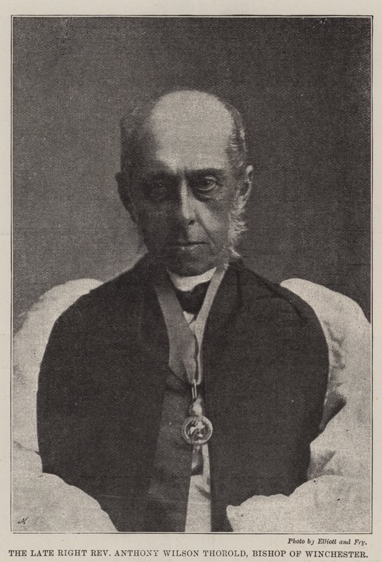Den sena högerns pastor Anthony Wilson Thorold, biskop av Winchester av English Photographer