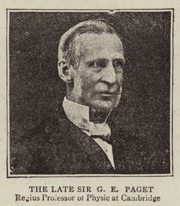 Den framlidne Sir G E Paget av English Photographer