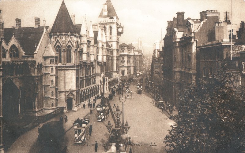 Lagdomstolarna, Fleet Street av English Photographer