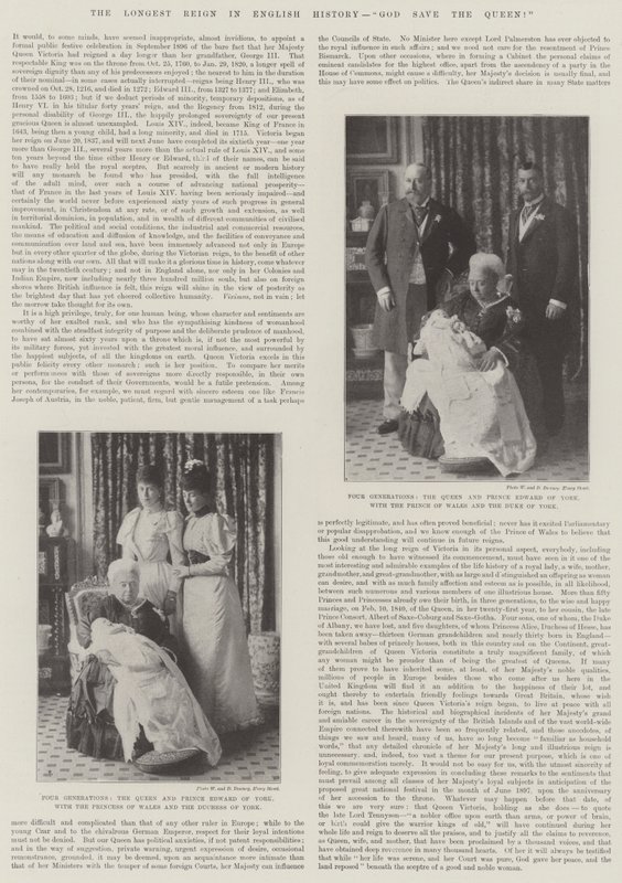 Den längsta regeringstiden i engelsk historia, God Save the Queen! av English Photographer