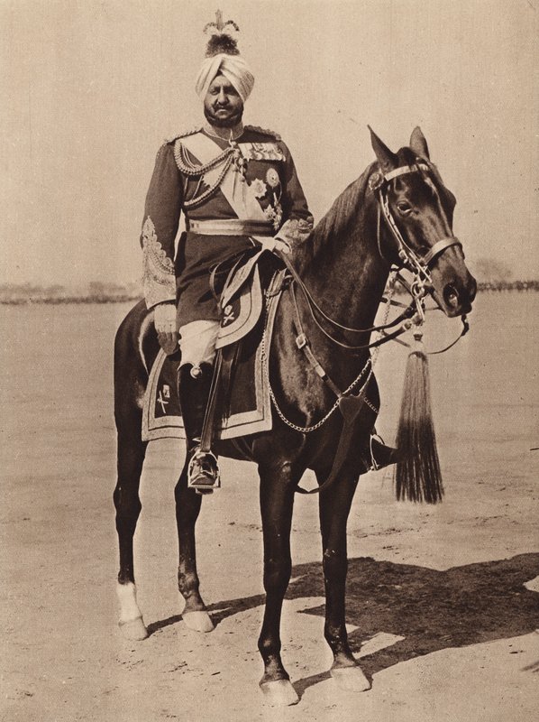Maharaja av Patiala (svartvitt foto) av English Photographer